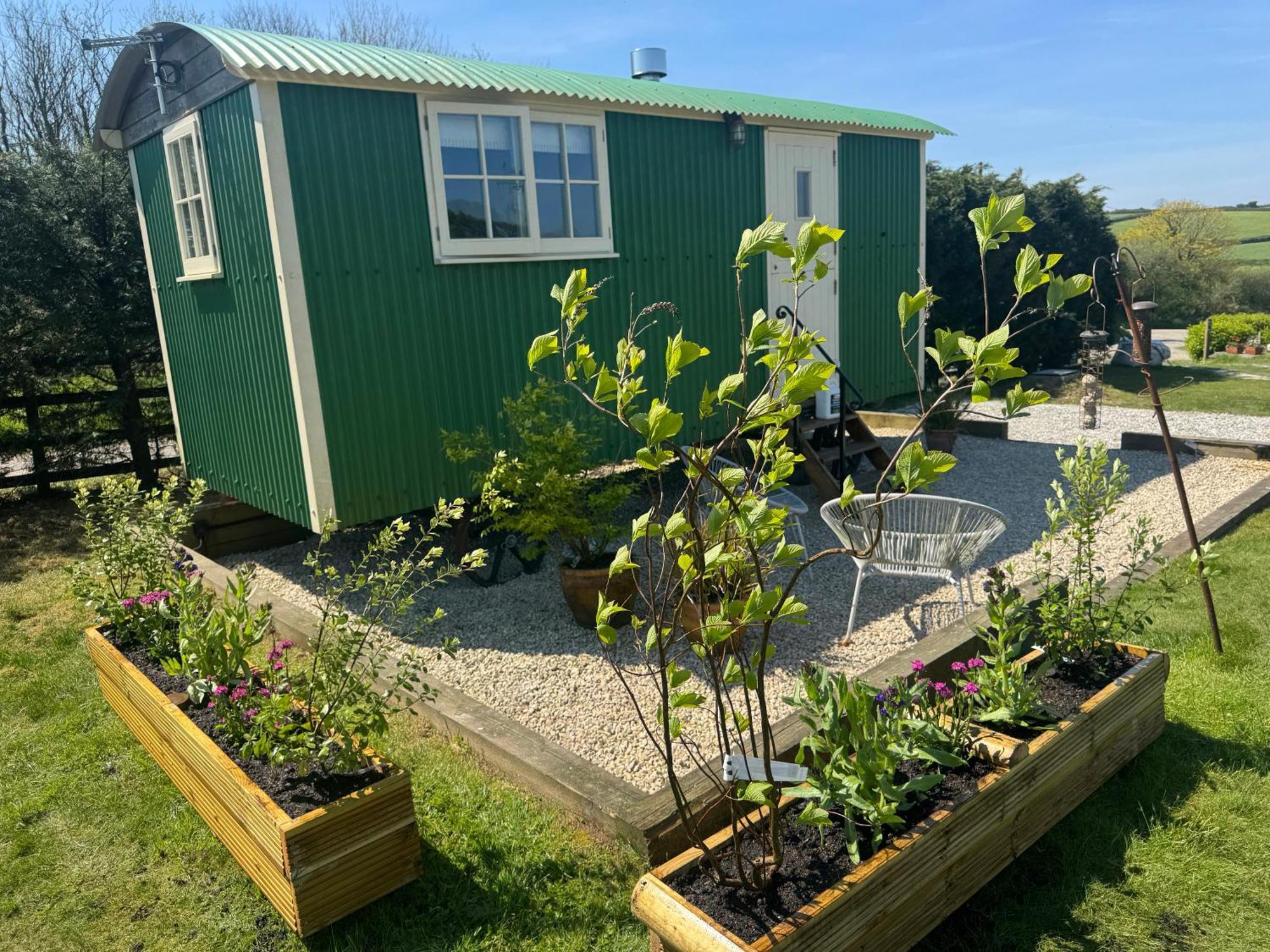 Toms Hut And Robins Rest Shepherd Huts Near Wadebridge Buitenkant foto